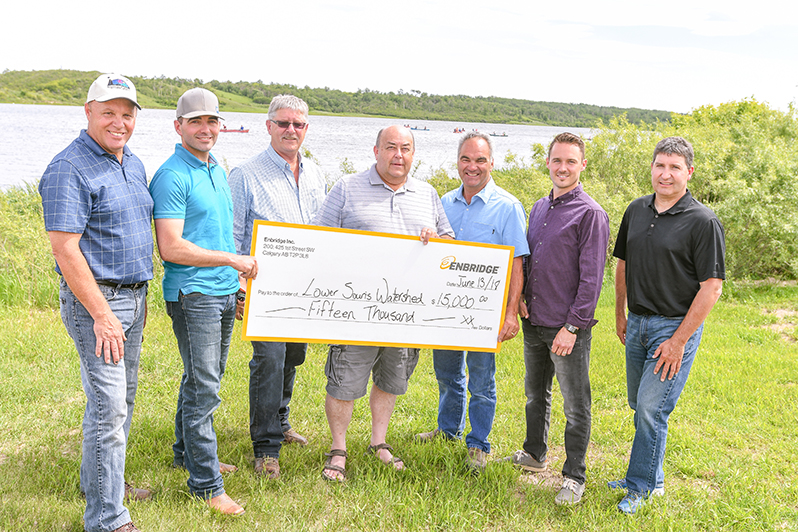 Lower Souris Watershed Committee cheque presentation