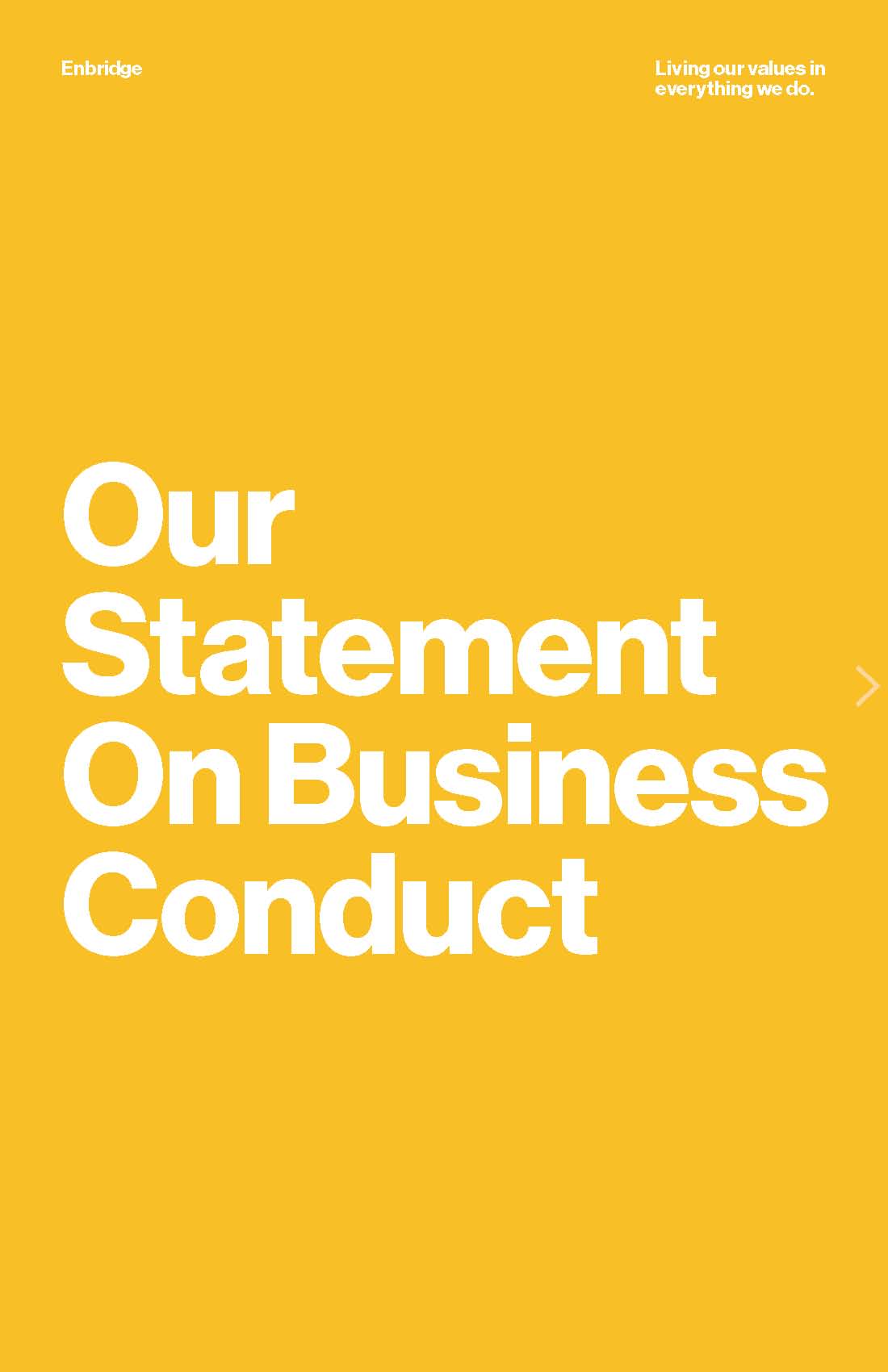 Statement on Business Conduct