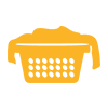 Laundry basket icon
