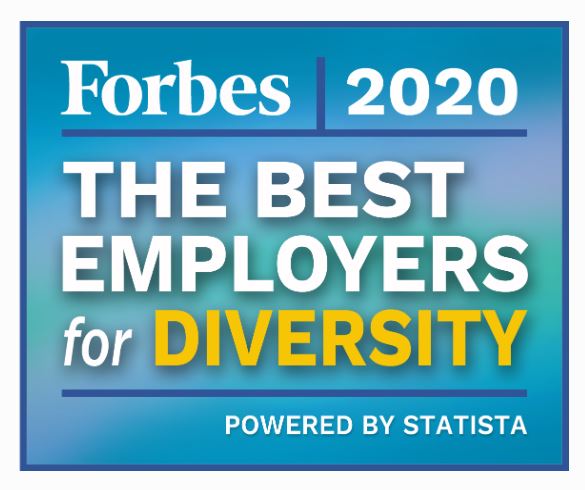 Forbes Best Employers for Diversity 2020 logo