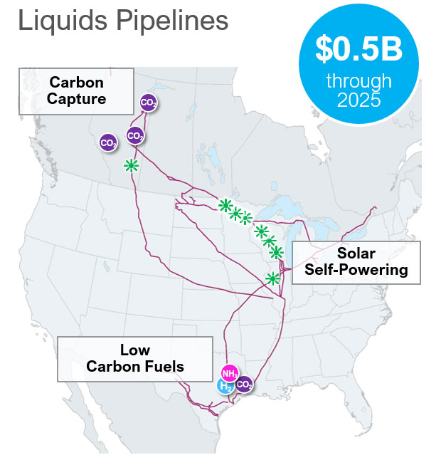 Liquids Pipelines Map