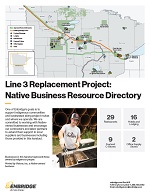 Native business directory handout for Line 3 Replacement