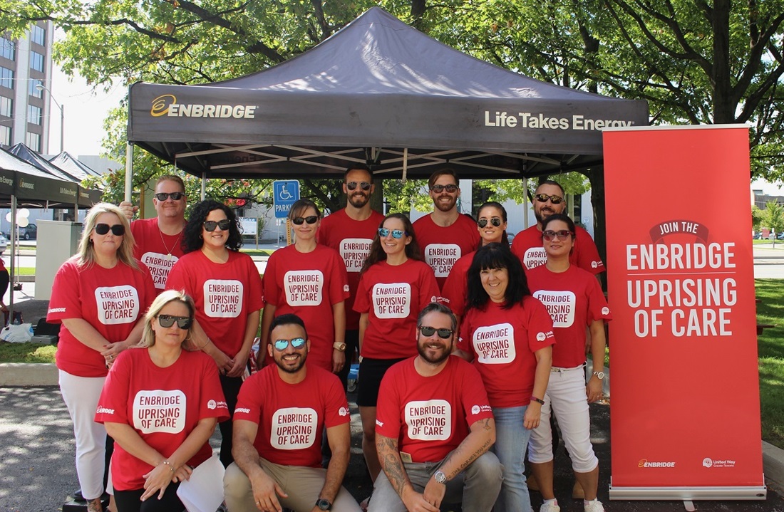 Employees at United Way launch event