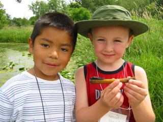 Boys with Cattail