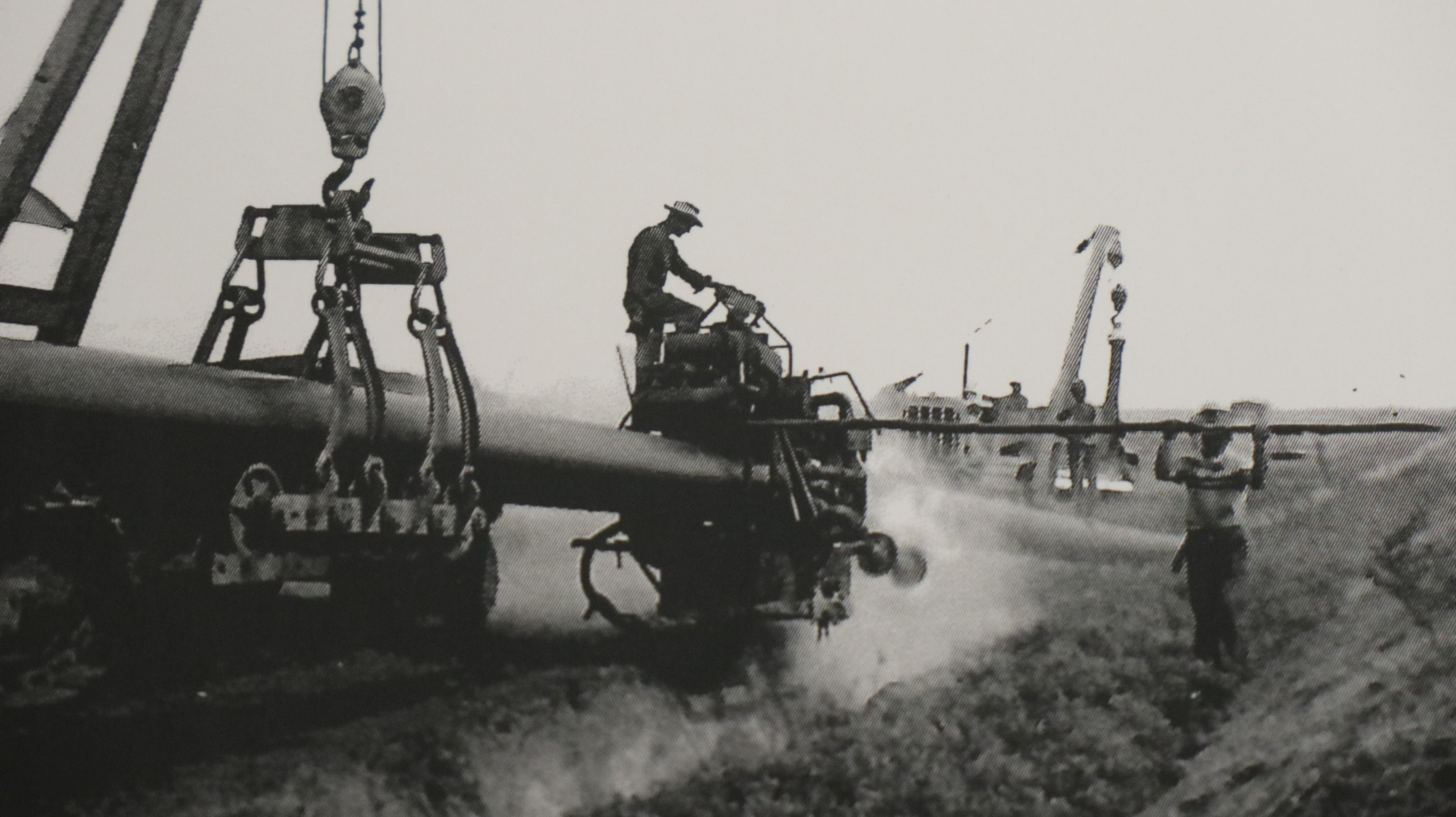 Line 1 construction circa 1949-50