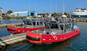 Patrol boats at the dock