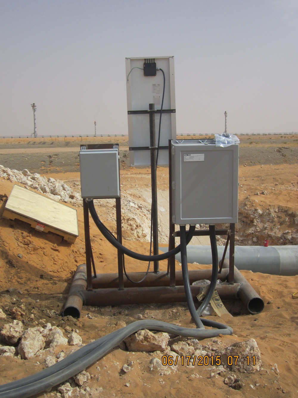 Electric field mapping equipment for pipelines