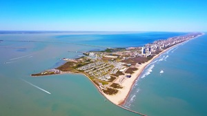 Island in Gulf of Mexico