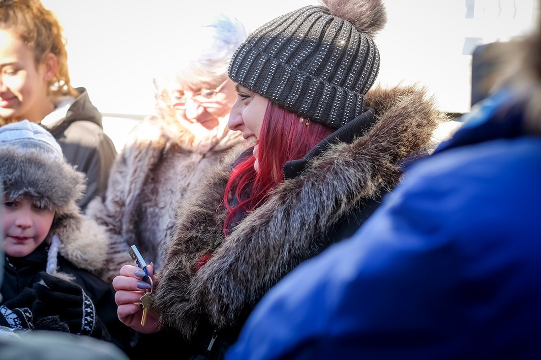 Woman at ceremony