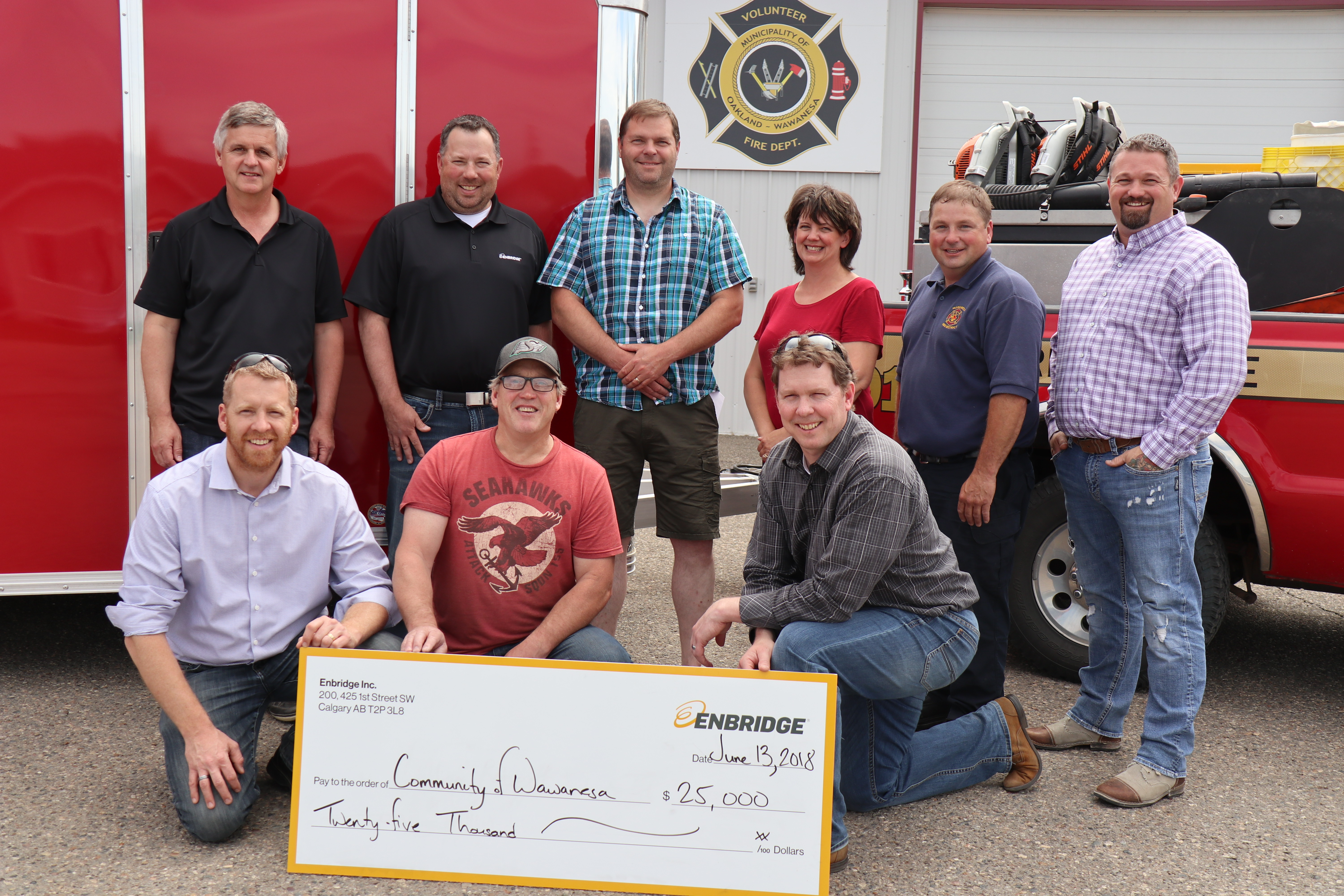 Wawanesa cheque presentation