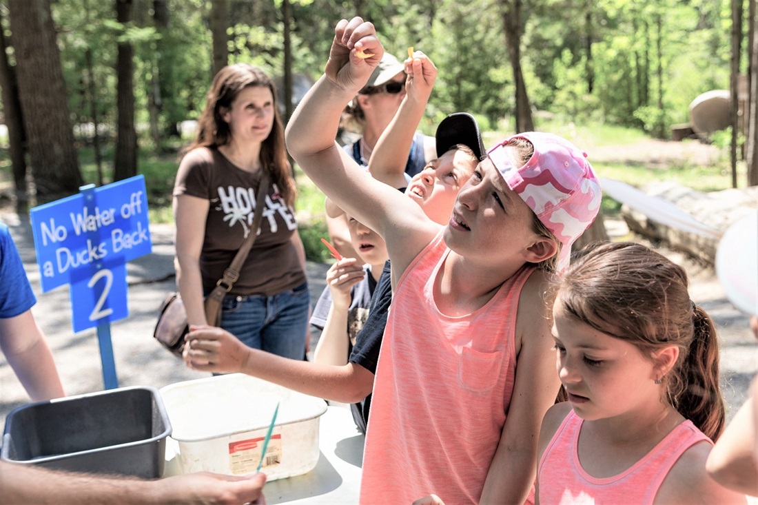 Kids at a festival