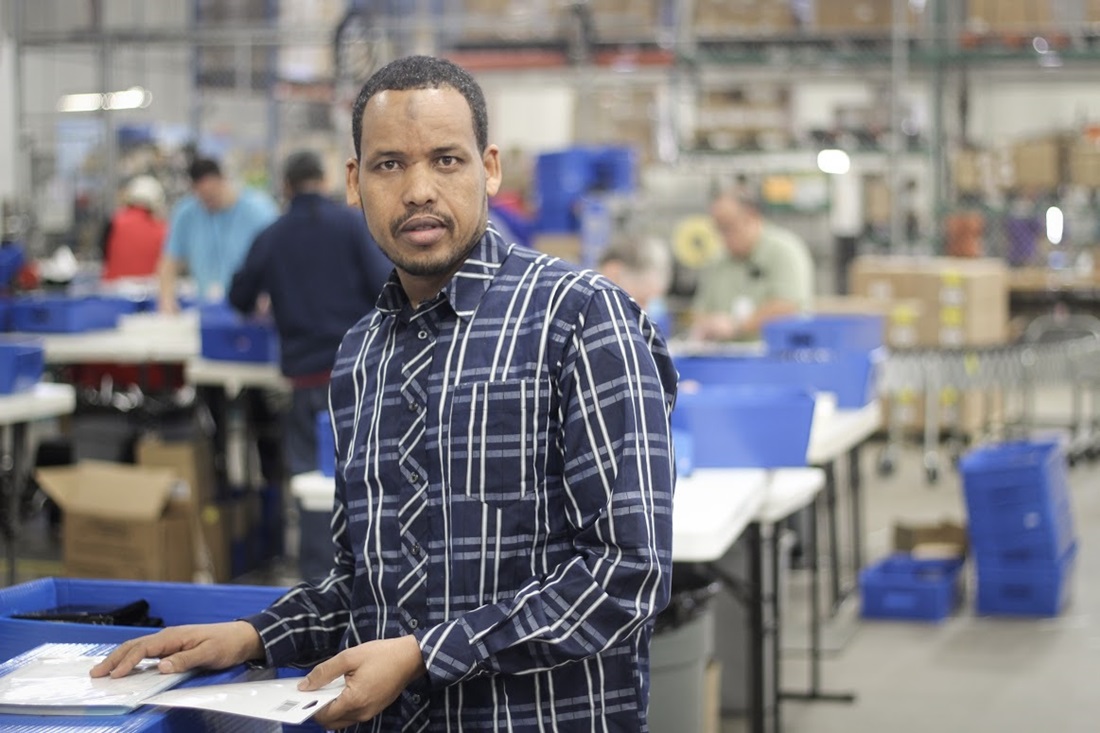 worker in a warehouse