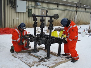 Pipeline 101 training with metering equipment