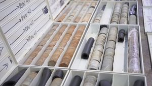 Core samples in box