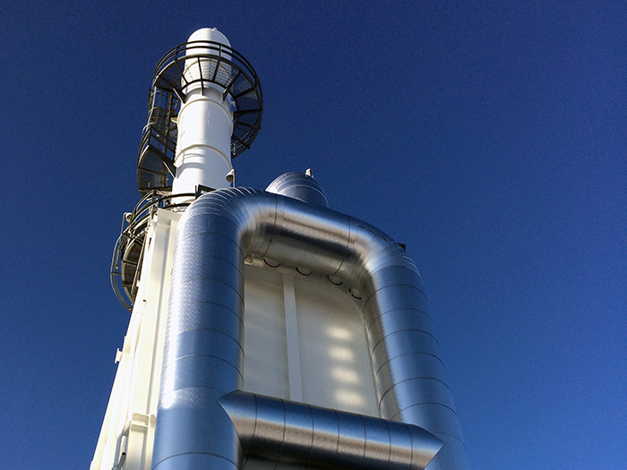 Terminal facility piping