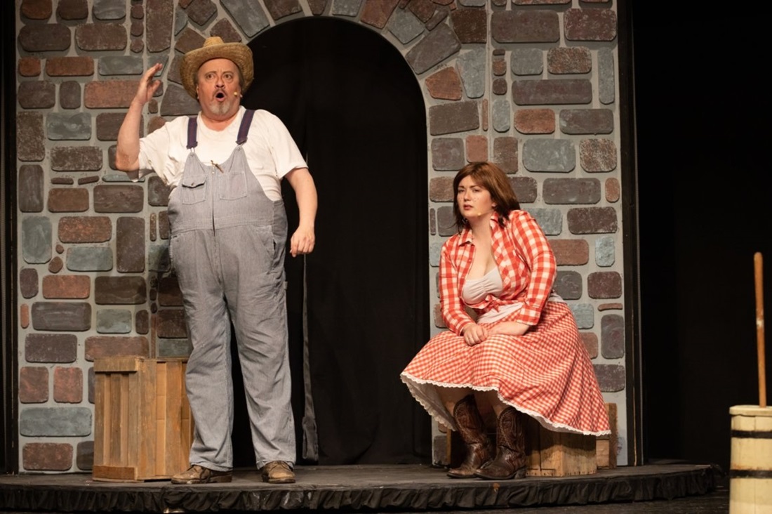 Actors playing farmers