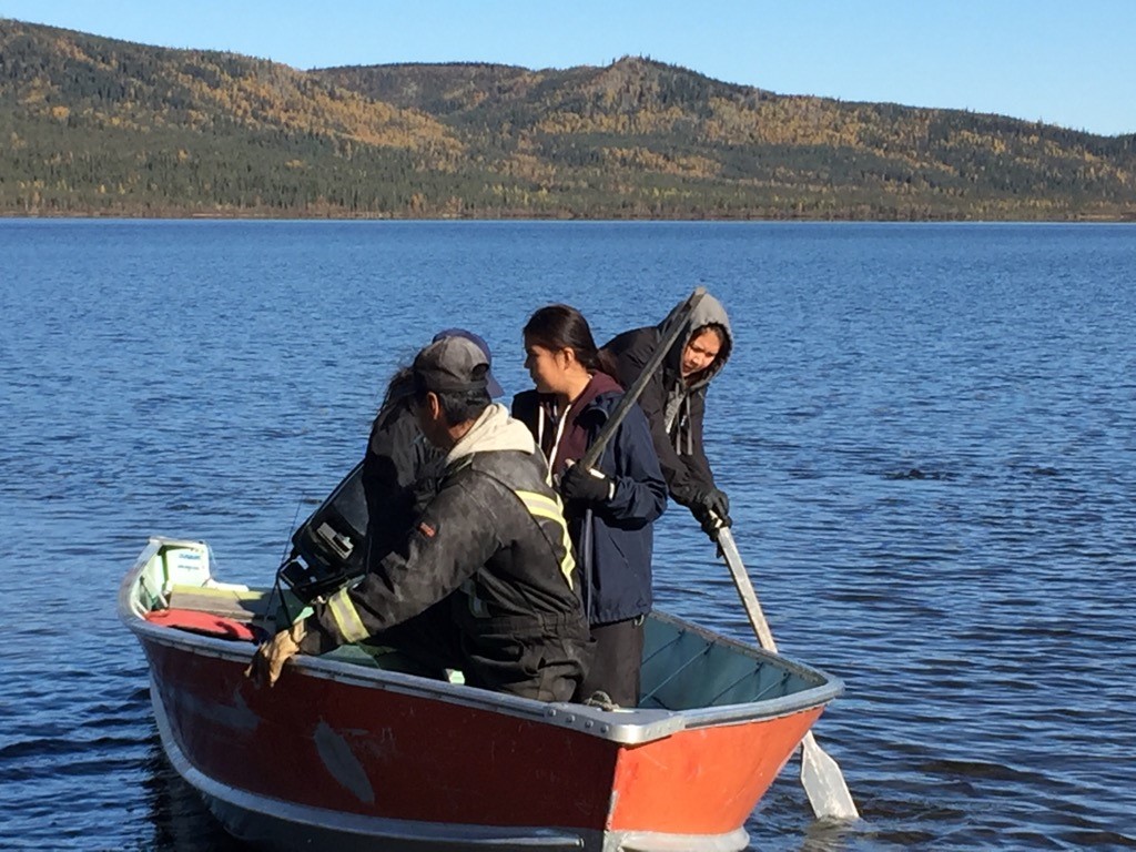 Kids in a boat