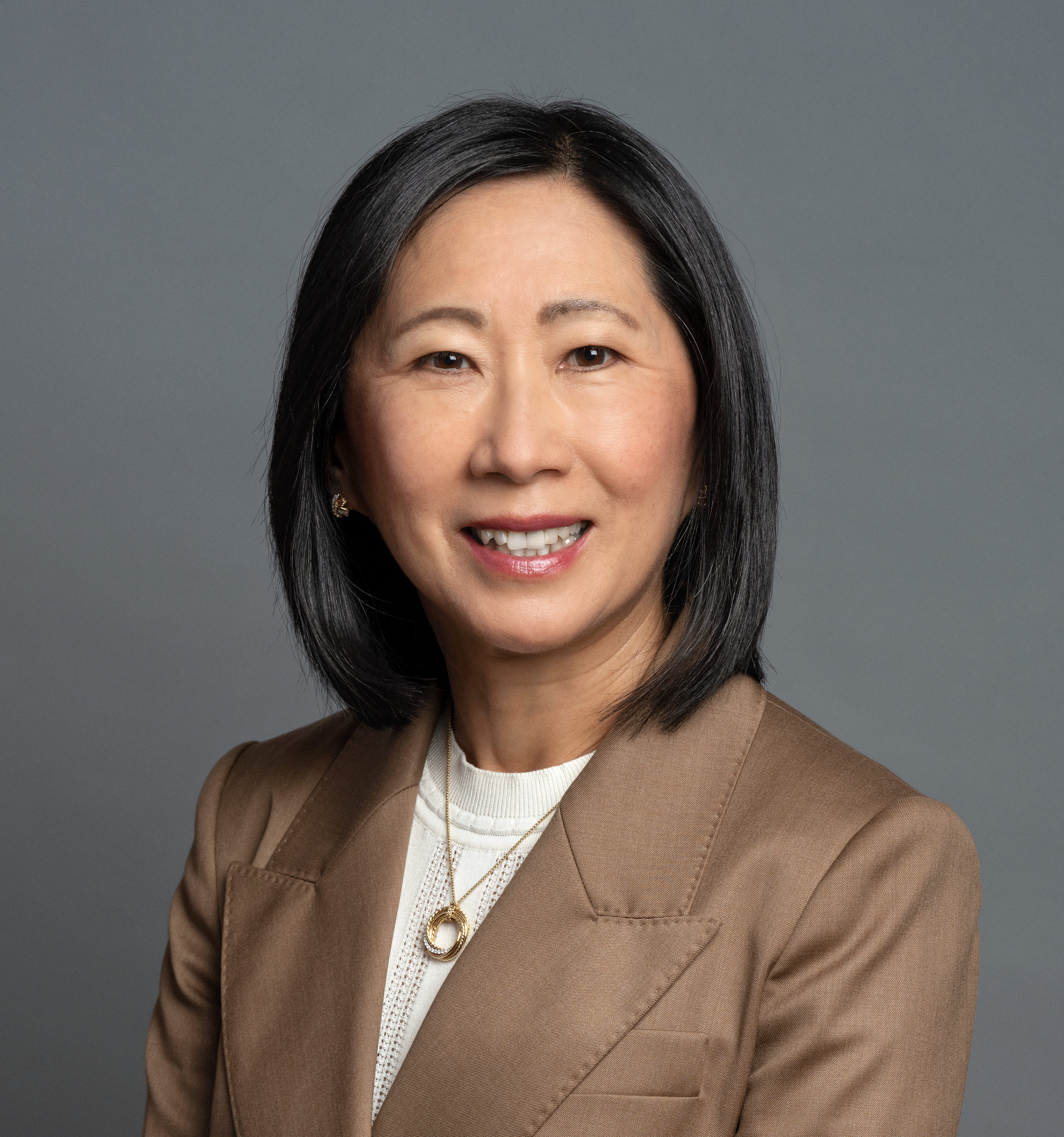 Woman in a suit