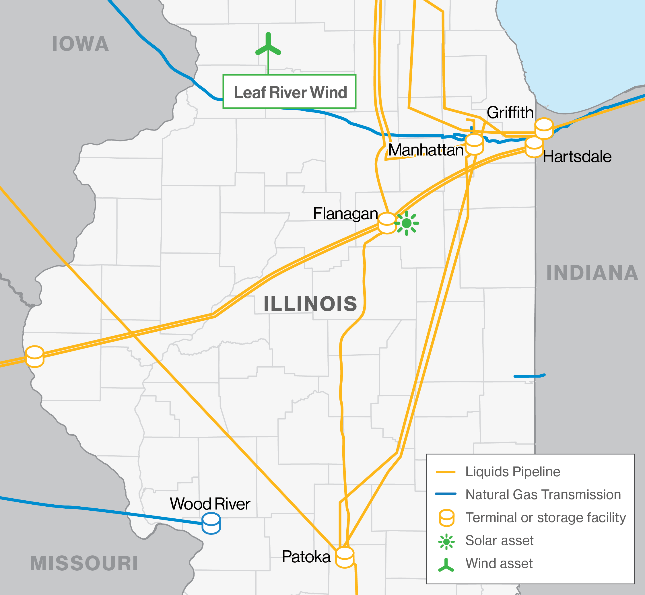 Map of Illinois