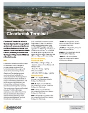 Enbridge's Clearbrook Terminal