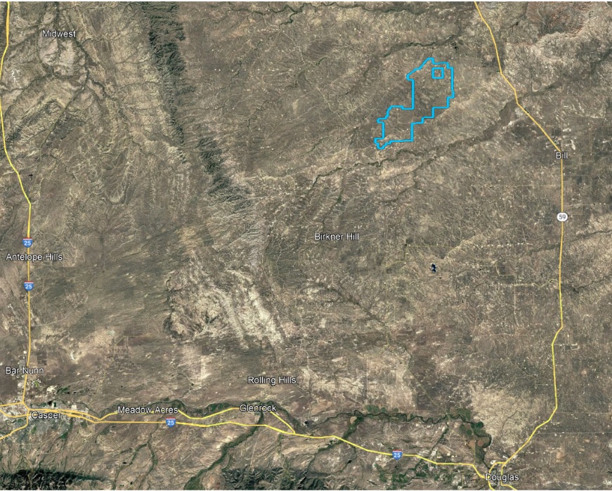 Topographical map