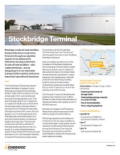 Image of Enbridge's Stockbridge Terminal