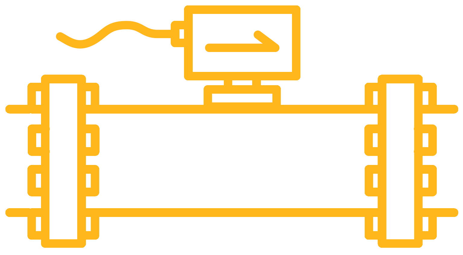 Infographic depiction of a pipe