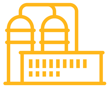 Illustration of a factory