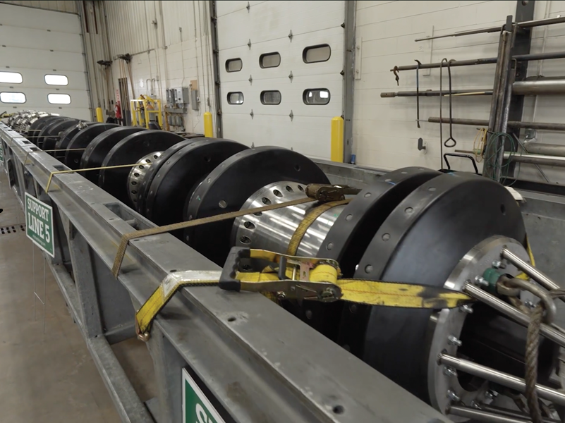 Long cylindrical tool 