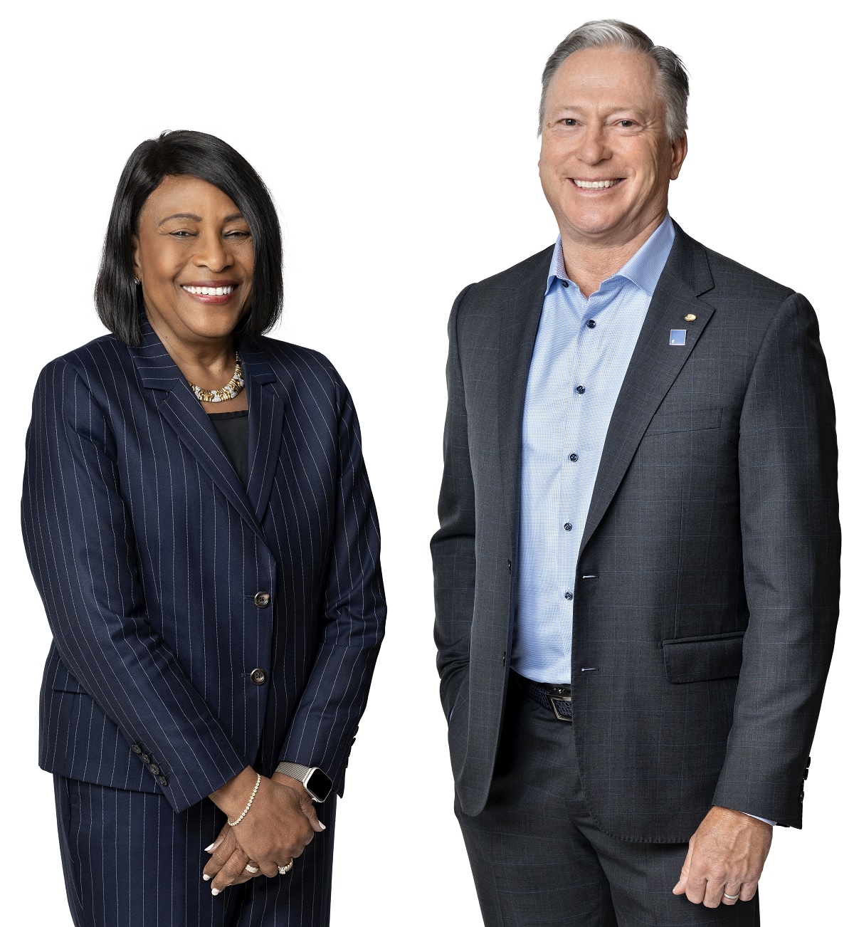 Pamela Carter and Greg Ebel
