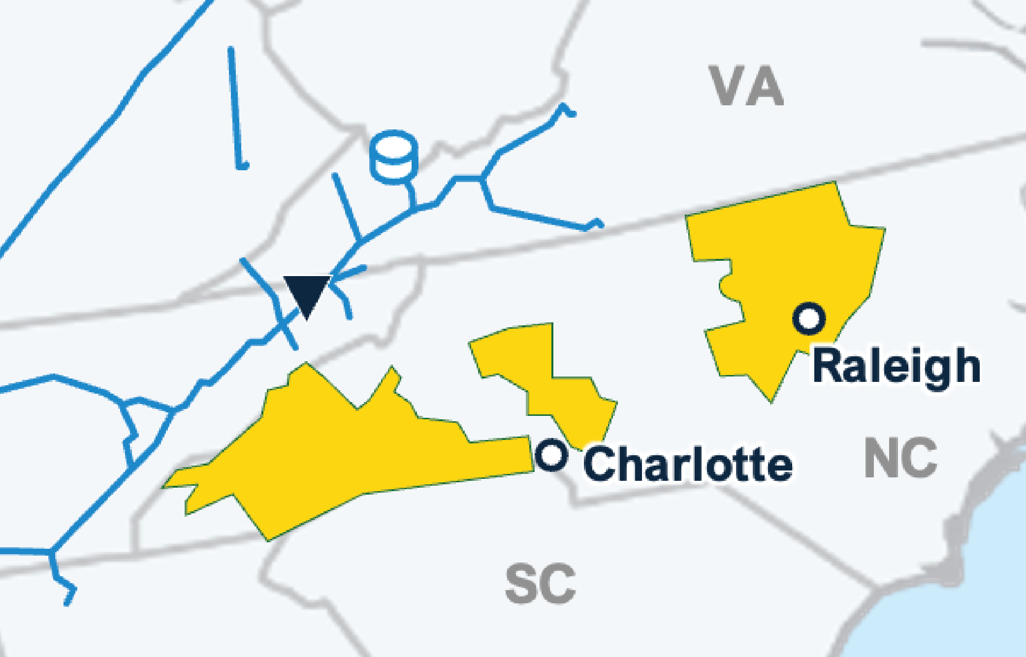 Map of North Carolina