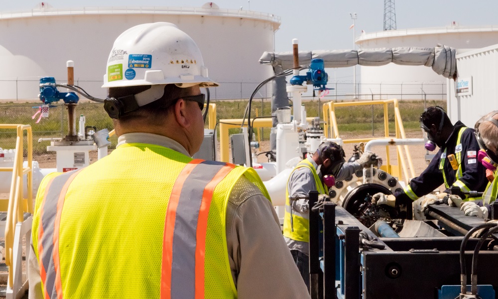 Inspection tool run at an Enbridge tank terminal