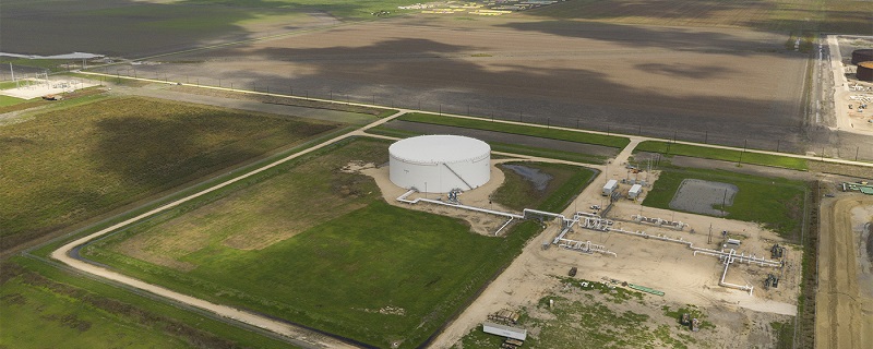 Crude storage terminal in Texas