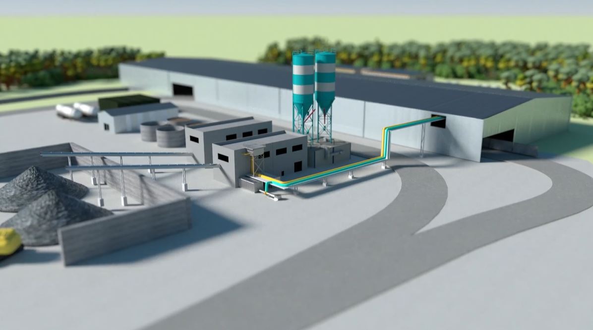 Animation image of Great Lakes Tunnel staging site