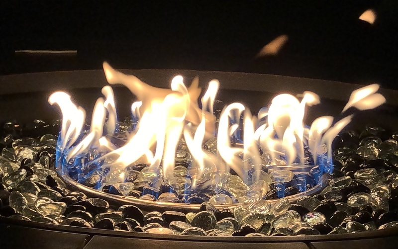 Propane flame