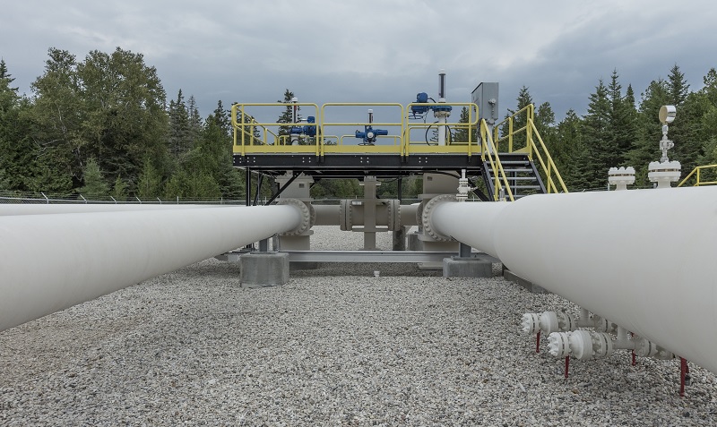 Enbridge pump station on Line 5