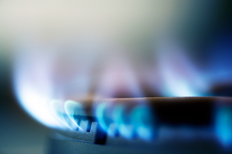 Propane flame
