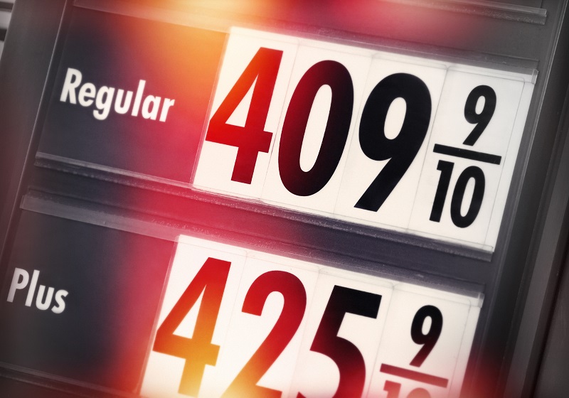 Prices at gas pump
