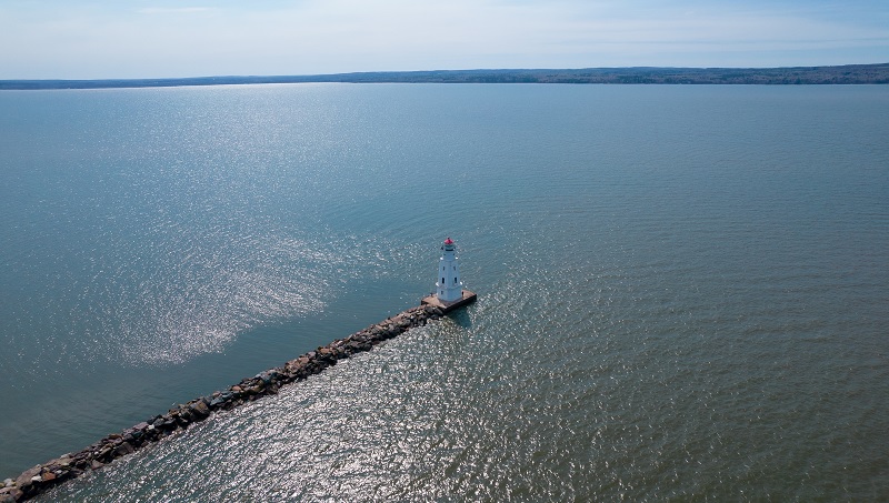 Lighthouse on a lake