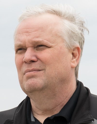 Head and shoulders of man