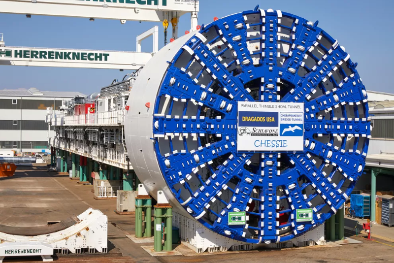 The Chessie tunnel boring machine