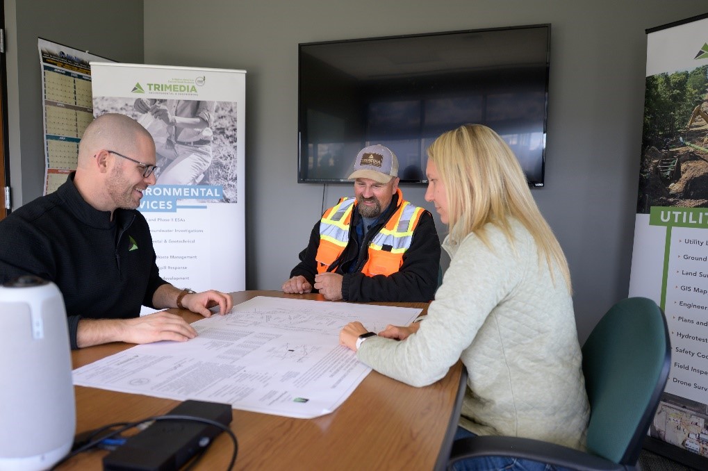 People at an office boardroom