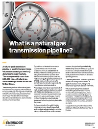 Enbridge natural gas fact sheet cover