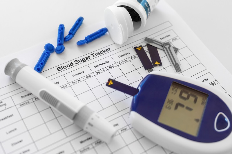 Blood sugar testing device