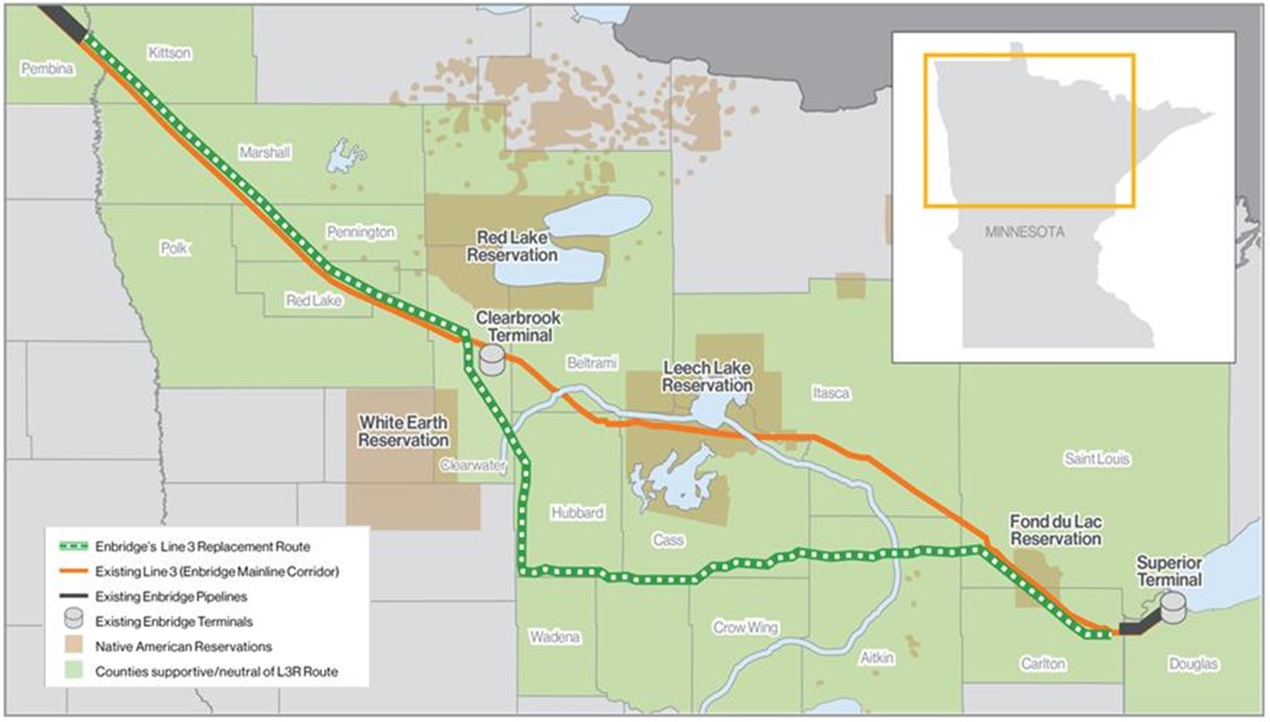 Line 3 map