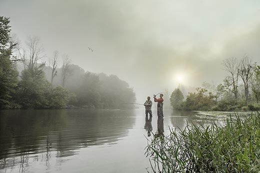 River fishing