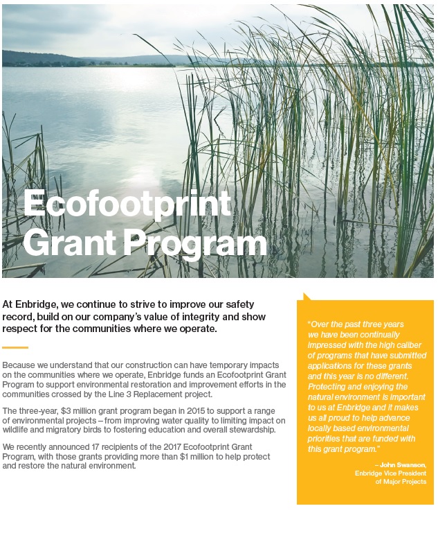 Ecofootprint Grant Award