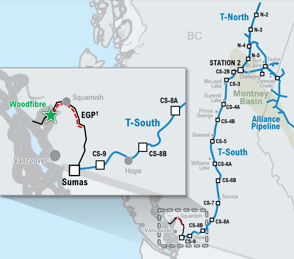 Map of BC's Lower Mainland