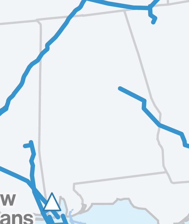 Alabama map