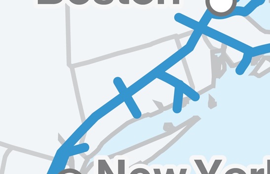 Connecticut map